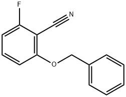 6-benzyloxy-2-fluorobenzonitrile Structural