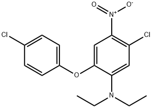 N1,N1-DIETHYL-5-CHLORO-2-(4-CHLOROPHENOXY)-4-NITROANILINE