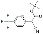tert-butyl 2-cyano-2-(5-(trifluoroMethyl)pyridin-2-yl)acetate Structural