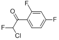 Ethanone, 2-chloro-1-(2,4-difluorophenyl)-2-fluoro- (9CI) Structural