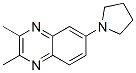 Quinoxaline,  2,3-dimethyl-6-(1-pyrrolidinyl)- Structural