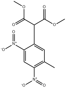 Dimethyl 2-(5-methyl-2,4-dinitrophenyl)malonate Structural