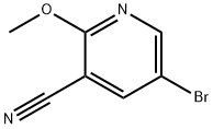 5-Bromo-3-cyano-2-methoxypyridine Structural