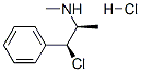 [S-(R*,R*)]-beta-chloro-N,alpha-dimethylphenethylamine hydrochloride           