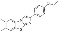 6,7-DIMETHYL-2-(4-ETHOXYPHENYL)IMIDAZO[2,1-B]BENZOTHIAZOLE