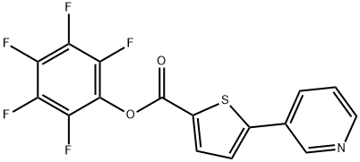 Pentafluorophenyl 5-pyridin-3-ylthiophene-2-carboxylate