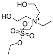 diethylbis(2-hydroxyethyl)ammonium ethyl sulphate Structural