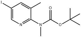 2-(tert-Butyloxycarbonyl-methylamino)-5-iodo-3-methylpyridine