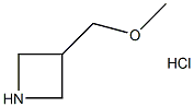 3-(METHOXYMETHYL)AZETIDINE HYDROCHLORIDE Structural