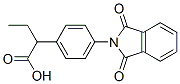 2-[4-(1,3-dihydro-1,3-dioxo-2H-isoindol-2-yl)phenyl]butyric acid Structural