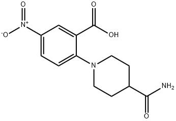 5-NITRO-2-(PIPERIDIN-4-CARBOXAMIDE-1-YL)BENZOIC ACID