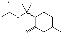 8-ACETYLTHIOMENTHAN-3-ONE Structural