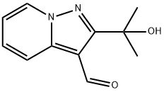 2-(1-HYDROXY-1-METHYL--1-ETHYL)-PYRAZOLO[1,5-A]PYRIDINE-3-CARBALDEHYDE Structural