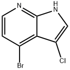 1H-Pyrrolo[2,3-b]pyridine, 4-broMo-3-chloro- Structural