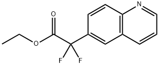 ethyl2,2-difluoro-2-(quinolin-6-yl)acetate Structural