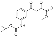 4-(3-BOC-AMINO-PHENYL)-2,4-DIOXO-BUTYRIC ACID METHYL ESTER Structural