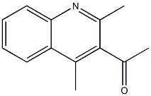 1-(2,4-DIMETHYLQUINOLIN-3-YL)ETHANONE Structural