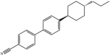 4'-(trans-4-Propylcyclohexyl)-[1,1'-biphenyl]-4-carbonitrile Structural