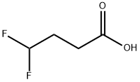 4,4-Difluorobutanoic acid Structural