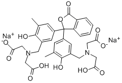 o-Cresolphthalein complexone disodium salt Structural