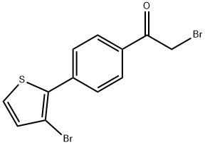 2-BroMo-1-[4-(3-broMothien-2-yl)phenyl]ethanone