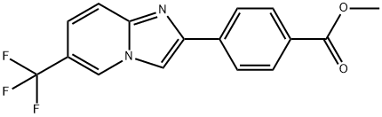 4-(6-Trifluoromethyl-imidazo[1,2-a]
pyridin-2-yl)-benzoic acid methyl ester