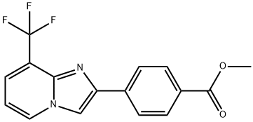 4-(8-Trifluoromethyl-imidazo[1,2-a]pyridin-2-yl)-benzoic acid methyl ester amine