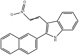 2-(2-NAPHTHYL)-3-(2-NITROETHENYL)INDOLE Structural