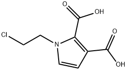 1-(2-chloroethyl)-1Hpyrrole-2,3-dicarboxylic acid Structural