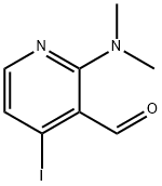 2-(N,N-Dimethylamino)-3-formyl-4-iodopyridine Structural