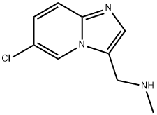 IMidazo[1,2-a]pyridine-3-MethanaMine, 6-chloro-N-Methyl- Structural