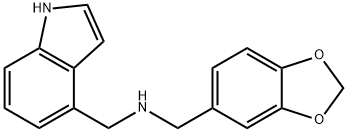 N-(1,3-Benzodioxol-5-ylmethyl)-N-(1H-indol-4-ylmethyl)amine