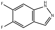 5,6-DIFLUORO-1H-INDAZOLE Structural