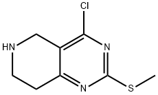 4-chloro-5,6,7,8-tetrahydro-2-(methylthio)pyrido[4,3-d]pyrimidine