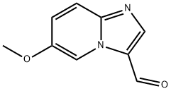 6-methoxyimidazo[1,2-a]pyridine-3-carbaldehyde Structural