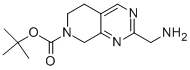 PYRIDO[3,4-D]PYRIMIDINE-7(6H)-CARBOXYLIC ACID, 2-(AMINOMETHYL)-5,8-DIHYDRO-, 1,1-DIMETHYLETHYL ESTER Structural