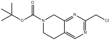 TERT-BUTYL 2-(CHLOROMETHYL)-5,8-DIHYDROPYRIDO[3,4-D]PYRIMIDINE-7(6H)-CARBOXYLATE