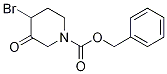 BENZYL 4-BROMO-3-OXOPIPERIDINE-1-CARBOXYLATE Structural