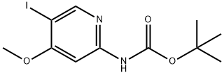 TERT-BUTYL5-IODO-4-METHOXYPYRIDIN-2-YLCARBAMATE Structural