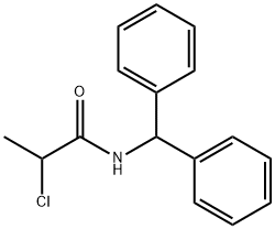 N-BENZHYDRYL-2-CHLOROPROPANAMIDE Structural