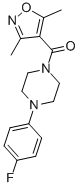 Methanone, (3,5-dimethyl-4-isoxazolyl)[4-(4-fluorophenyl)-1-piperazinyl]-