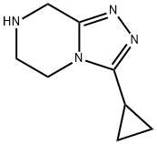 3-CYCLOPROPYL-5,6,7,8-TETRAHYDRO-[1,2,4]TRIAZOLO[4,3-A]PYRAZINE Structural