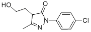 1-(4-CHLOROPHENYL)-4-(2-HYDROXYETHYL)-3-METHYL-4,5-DIHYDRO-1H-PYRAZOL-5-ONE Structural