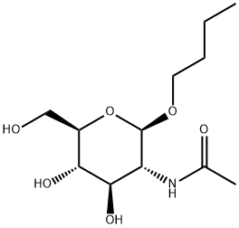 BUTYL 2-ACETAMIDO-2-DEOXY-BETA-D-GLUCOPYRANOSIDE Structural