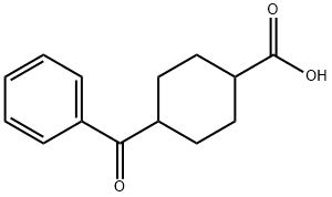 CIS-4-BENZOYLCYCLOHEXANE-1-CARBOXYLIC ACID Structural