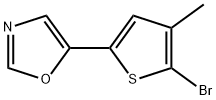 OXAZOLE, 5-(5-BROMO-4-METHYL-2-THIENYL)- Structural