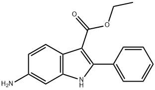 ETHYL 6-AMINO-2-PHENYL-1H-INDOLE-3-CARBOXYLATE Structural