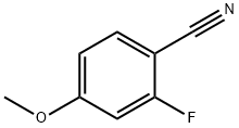 2-Fluoro-4-methoxybenzonitrile Structural