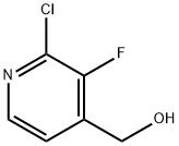 2-CHLORO-3-FLUORO-4-PYRIDINEMETHANOL Structural