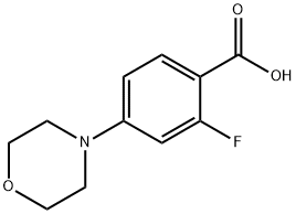 2-FLUORO-4-MORPHOLINOBENZOIC ACID